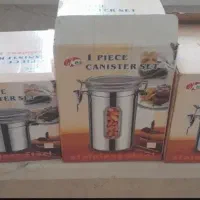 جا حبوبات استیل درب دار