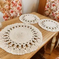 فروش رومیزی مکرومه دستبافت سفارشی