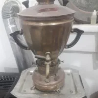 سماور عالی نسب عتیقه وتابلو دیواری عتیقه