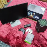 xbox seri X + monitor 24|کنسول، بازی ویدئویی و آنلاین|اهواز, زیتون کارمندی|دیوار