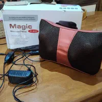 ماساژور برقی و حرارتی مشکی قرمز مجیک