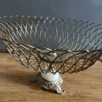 ظرف پذیرایی قدیمی برنجی