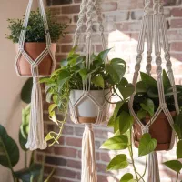 آویزان گلدون بهترین هدیه برا روز مادر|صنایع دستی و سایر لوازم تزئینی|خرمشهر, |دیوار