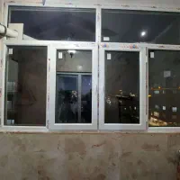 توری پلیسه و ثابت درب پنجره دوجداره آلومینیومupvc
