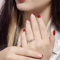 انگشتر نقره موجی+کادو تولد/کادوعقد/کادو سالگرد+۱۸|بدلیجات|تبریز, |دیوار