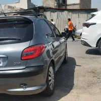 خودرو 206 ۲۰۶ کم کارکرد در حد شاسی پلمپ