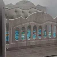 تخت کودک تا ۴ سال به همراه تشک