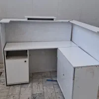 میز مدیریت سفید براق