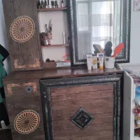 میز آرایش آینه دار با ۴ کشو