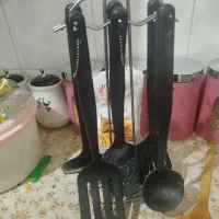 ست کفگیر و ملاقه پلاستیکی|ظروف پخت‌وپز|مرند, |دیوار