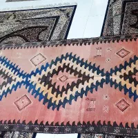 گلیم پشمی دستبافت قدیمی