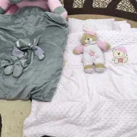 سرویس خواب .قنداق صورتی .