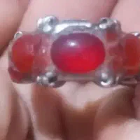 یه عدد انگشتر عتیقه قدیمی دستساز یاقوت عقیق یمن