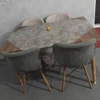 یه عدد نهار خوری با  صندلی سنتی سه نفره باجلومیزی|مبلمان خانگی و میز عسلی|تهران, شهرک گلها|دیوار