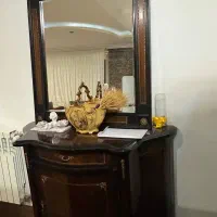 کنسول چوبی|بوفه، ویترین، کنسول|رشت, ساغری سازان|دیوار