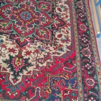 فرش ۶ متری دستبافت هریس تاجری سفید زمینه|فرش|بستان آباد, |دیوار