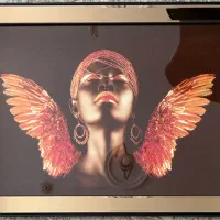 تابلو فانتزی شیشه ایی لوکس