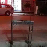 منگال کبابی و میز با صندل غذاخوری