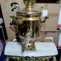 سماور بزرگ زغالی برنز