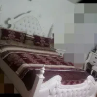 سرویس خواب دونفره سفید در حد نو