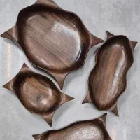 ظروف پذیرایی چوبی دفرمه (چوبی جات)