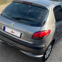 پژو ۲۰۶ مدل ۸۷ سه لکه رنگ