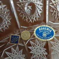 ظرف میوه خوری بزرگ و کوچک کریستال بوهمیا چک|ظروف سرو و پذیرایی|تهران, سازمان برنامه جنوبی|دیوار