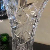 گلدان کریستالcut glassارتفاع ۳۵