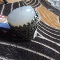 انگشتر نقره بزرگ