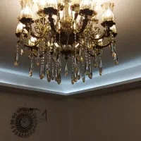 لوستر ۱۰ شعله برنج در حدنو|لوستر و چراغ آویز|تهران, شهرک دریا|دیوار