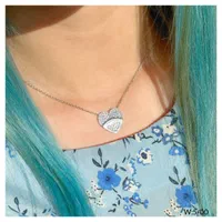 مدال گردنبند نقره کادویی بال ملکه کد313 نقره سازی|بدلیجات|تبریز, |دیوار