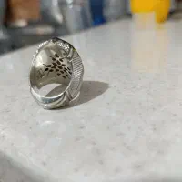 انگشتر خطی ،نگین یمنی|جواهرات|شیراز, شاهچراغ|دیوار