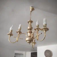 لوستر 3شاخه۶لامپ