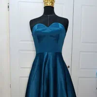 لباس مجلسی دکلته ساتن