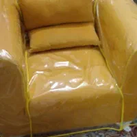 مبل ۷نفره کاملا سالم درحد نو نو همراه با کاور.|مبلمان خانگی و میز عسلی|گلبهار, شهر جدید گلبهار|دیوار