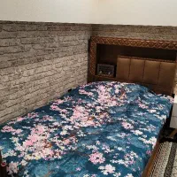 تخت تک نفره چوبی عرض 120|تخت و سرویس خواب|دورود, |دیوار