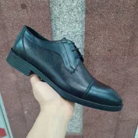 کفش محسن مجلسی طبی تمام چرم طبیعی زیره لاستیک ک۷۶۲