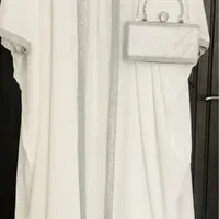 لباس مجلسی سفید با کیف و کفش نقره‌ای|لباس|قم, بنیاد|دیوار