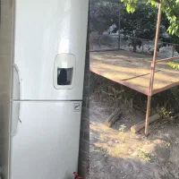یخچال فریزر درحد و تخت آهنی باغی