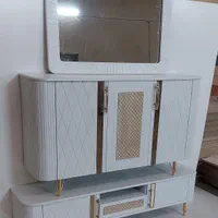 اینه کنسول میزتلوزیون آینه کنسول مدل حصیری|بوفه، ویترین، کنسول|چهاردانگه (تهران), |دیوار