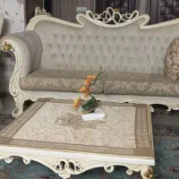 مبل نه نفره نیمه استیل