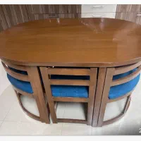 میز و صندلی ۶ نفره کمجاچوب