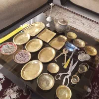 ظروف مسی و برنجی قدیمی|کلکسیون اشیاء عتیقه|تهران, چیتگر شمالی|دیوار