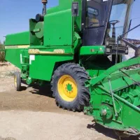 کمباین کاهکوب آماده برداشت گندم