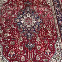 فرش دستبافت کارکرده -خاب رفته مناسب باغ و اتاق