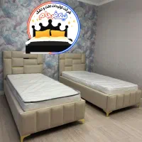 تخت خواب یک نفره پازلی آینه دار/چوبی مدل ثمر