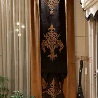 پرده مخمل( دو کتیبه)|پرده، رانر، رومیزی|تهران, تهران‌نو|دیوار
