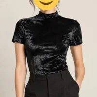 بلوز زارا اورجینال یقه ایستاده
