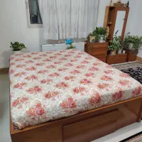 تشک مدیکال 3 و تخت دونفره چوب روسی