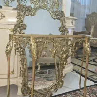 خرید و فروش لوستر و آینه کنسول و وسایل مسی